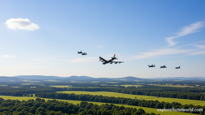 EXCLUSIVE: Air Force debuts historic 8-ship bomber-fighter formation over Miami Beach