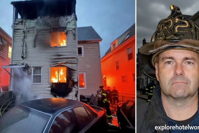 Marine veteran and Boston firefighter dies after rescue efforts at massive house blaze