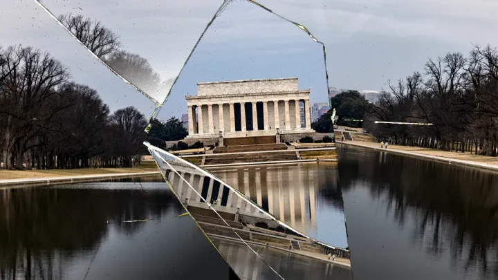 Burgum vows ‘full’ prosecution after vandals carved 350-foot gash into Lincoln Memorial Reflecting Pool