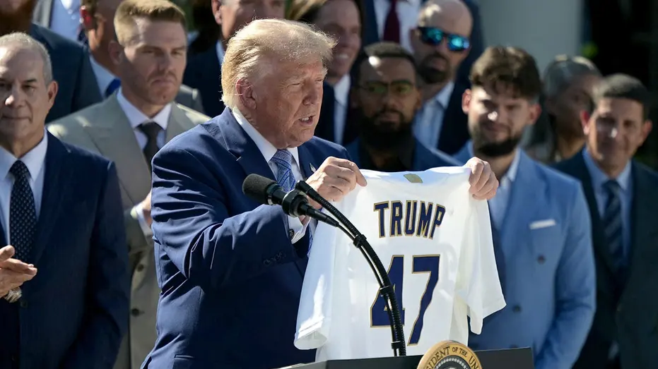 donald-trump-dodgers-jersey-rose-garden
